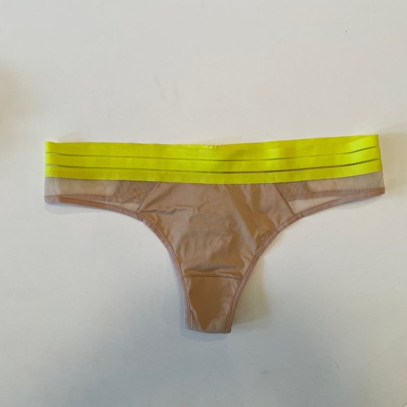 BNWT Maison Lejaby Nufit Sheer Blue Nude Yellow Panty Set Small - Picture 5 of 6